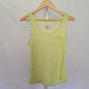 Bobbie Brooks Yellow Tank Sheer Women's Size Medium